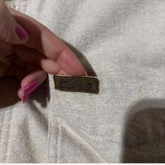 Woolrich Men's Cream Button Down Shirt - Picture 3 of 3